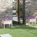 Jardiniere de grădină, 2 buc., alb, 70x70x70 cm, lemn masiv pin - WALTI WALTI