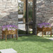 Jardiniere grădină 2 buc. maro miere 70x70x70 cm lemn masiv pin - WALTI WALTI