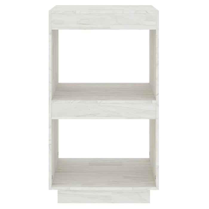 Bibliotecă, alb, 40x30x71 cm, lemn masiv de pin WALTI