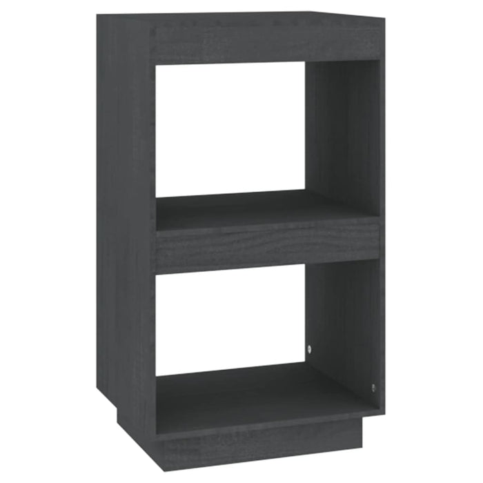 Bibliotecă, gri, 40x35x71 cm, lemn masiv de pin - WALTI WALTI