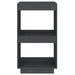 Bibliotecă, gri, 40x35x71 cm, lemn masiv de pin - WALTI WALTI