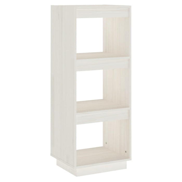Bibliotecă/Separator cameră, alb, 40x35x103 cm, lemn masiv pin - WALTI WALTI