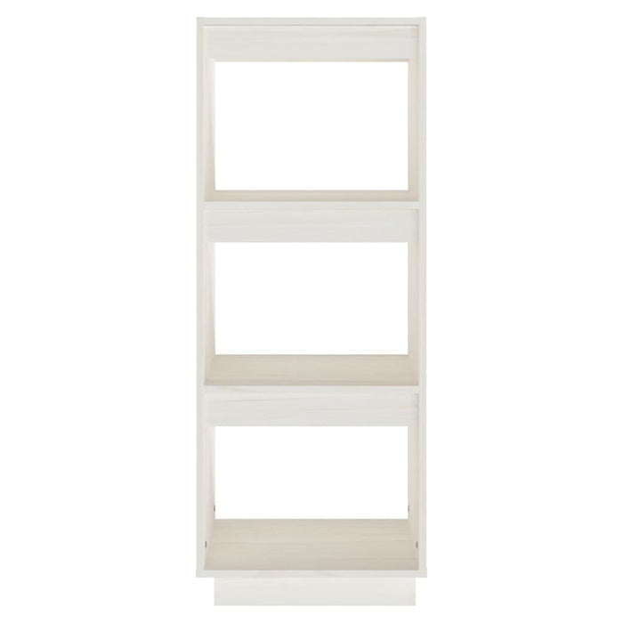 Bibliotecă/Separator cameră, alb, 40x35x103 cm, lemn masiv pin - WALTI WALTI