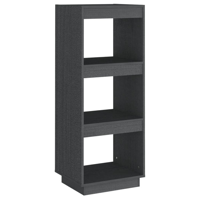 Bibliotecă/Separator cameră gri 40x35x103 cm lemn masiv de pin - WALTI WALTI