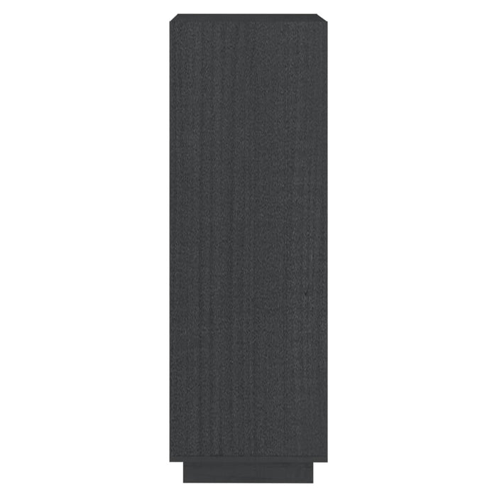 Bibliotecă/Separator cameră gri 40x35x103 cm lemn masiv de pin - WALTI WALTI