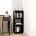 Bibliotecă/Separator cameră negru 40x35x103 cm lemn masiv pin - WALTI WALTI