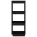Bibliotecă/Separator cameră negru 40x35x103 cm lemn masiv pin - WALTI WALTI