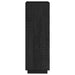 Bibliotecă/Separator cameră negru 40x35x103 cm lemn masiv pin - WALTI WALTI