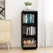 Bibliotecă/Separator cameră negru 40x35x103 cm lemn masiv pin - WALTI WALTI