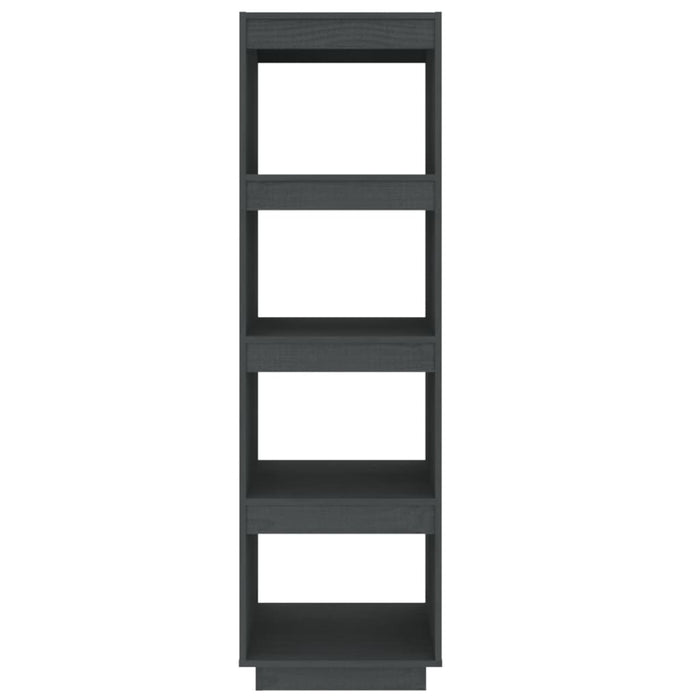 Bibliotecă/Separator cameră, gri, 40x35x135 cm, lemn masiv pin - WALTI WALTI