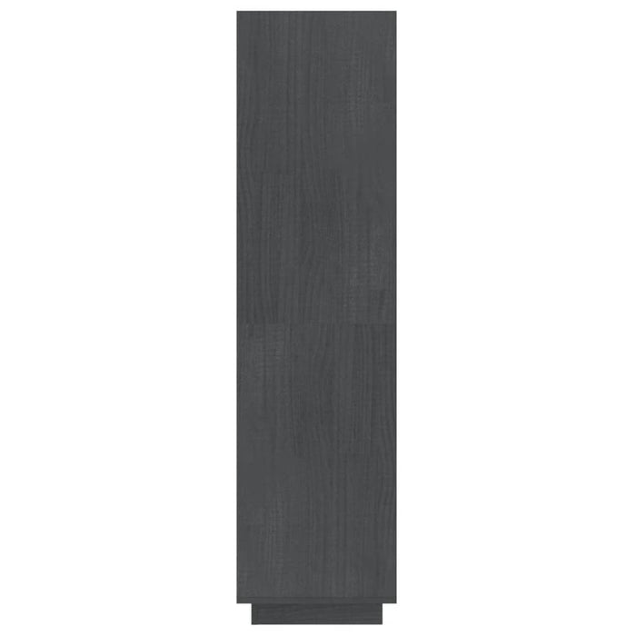 Bibliotecă/Separator cameră, gri, 40x35x135 cm, lemn masiv pin - WALTI WALTI