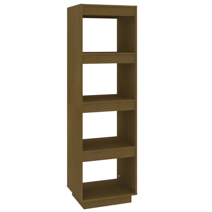 Bibliotecă/Separator cameră maro miere 40x35x135cm lemn pin - WALTI WALTI