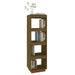 Bibliotecă/Separator cameră maro miere 40x35x135cm lemn pin - WALTI WALTI