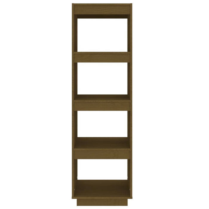 Bibliotecă/Separator cameră maro miere 40x35x135cm lemn pin - WALTI WALTI