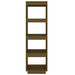 Bibliotecă/Separator cameră maro miere 40x35x135cm lemn pin - WALTI WALTI