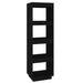 Bibliotecă/Separator cameră negru 40x35x135 cm lemn masiv pin - WALTI WALTI