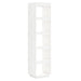 Bibliotecă/Separator cameră alb 40x35x167 cm lemn masiv de pin - WALTI WALTI