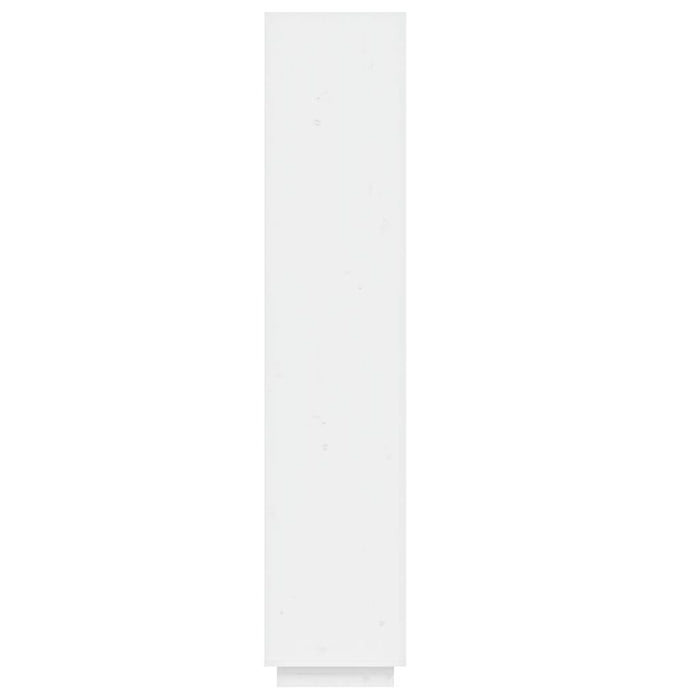 Bibliotecă/Separator cameră alb 40x35x167 cm lemn masiv de pin - WALTI WALTI