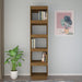Bibliotecă/Separator cameră, maro miere, 40x35x167 cm lemn pin - WALTI WALTI