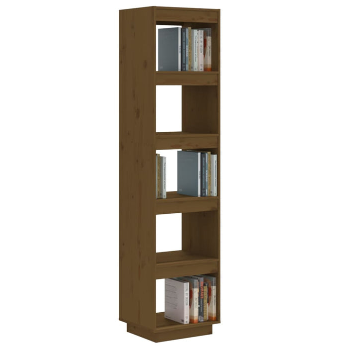 Bibliotecă/Separator cameră, maro miere, 40x35x167 cm lemn pin - WALTI WALTI