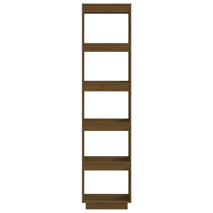 Bibliotecă/Separator cameră, maro miere, 40x35x167 cm lemn pin - WALTI WALTI