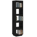 Bibliotecă/Separator cameră negru 40x35x167 cm lemn masiv pin - WALTI WALTI