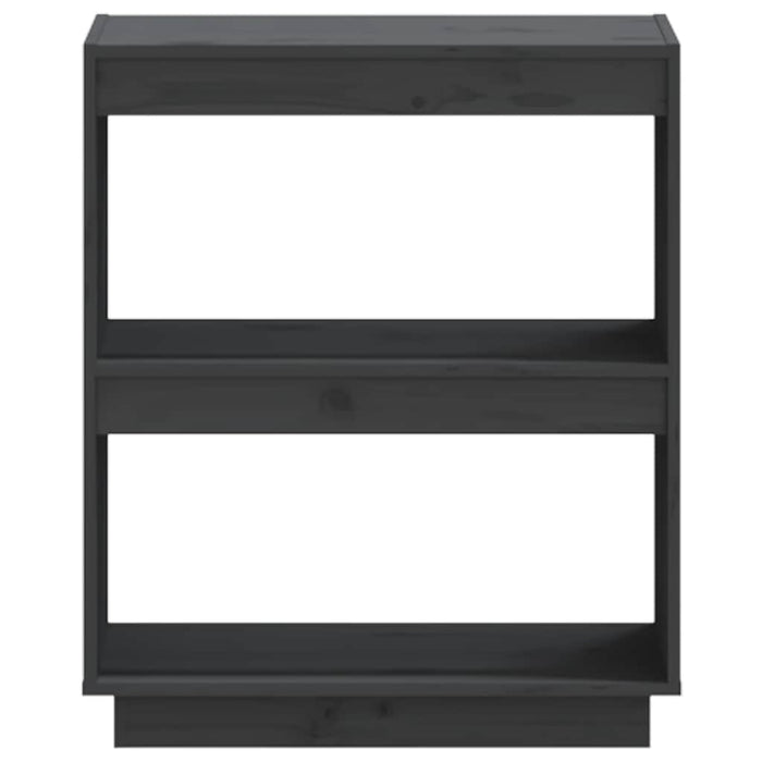 Bibliotecă, gri, 60x35x71 cm, lemn masiv de pin - WALTI WALTI