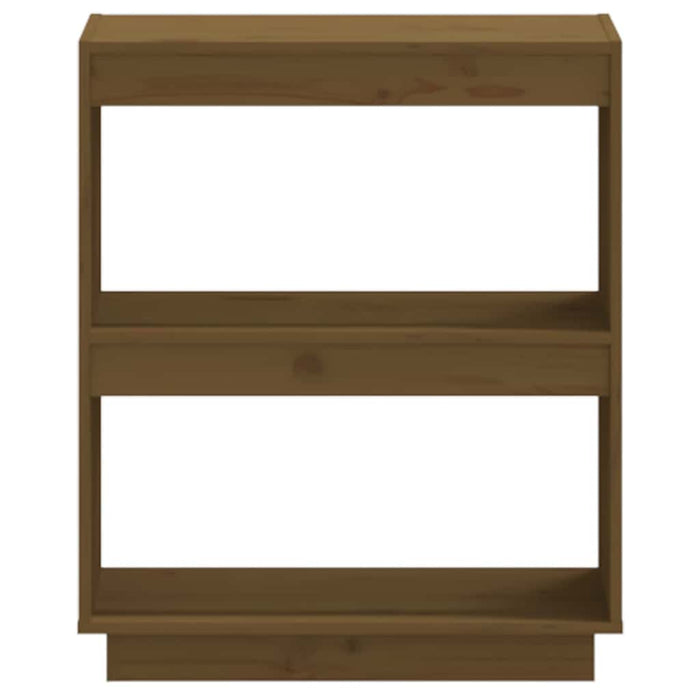 Bibliotecă, maro miere, 60x35x71 cm, lemn masiv de pin - WALTI WALTI