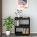 Bibliotecă, negru, 60x35x71 cm, lemn masiv de pin - WALTI WALTI