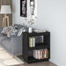 Bibliotecă, negru, 60x35x71 cm, lemn masiv de pin - WALTI WALTI