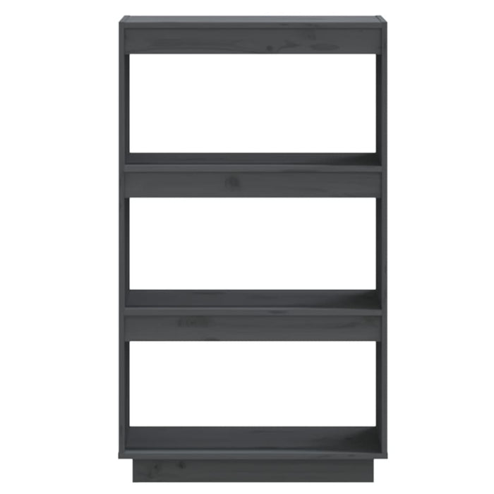 Bibliotecă/Separator cameră, gri, 60x35x103 cm, lemn masiv pin - WALTI WALTI