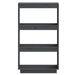 Bibliotecă/Separator cameră, gri, 60x35x103 cm, lemn masiv pin - WALTI WALTI