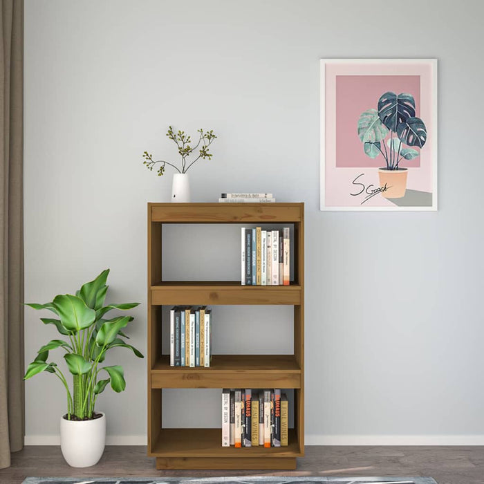 Bibliotecă/Separator cameră maro miere 60x35x103cm lemn pin - WALTI WALTI