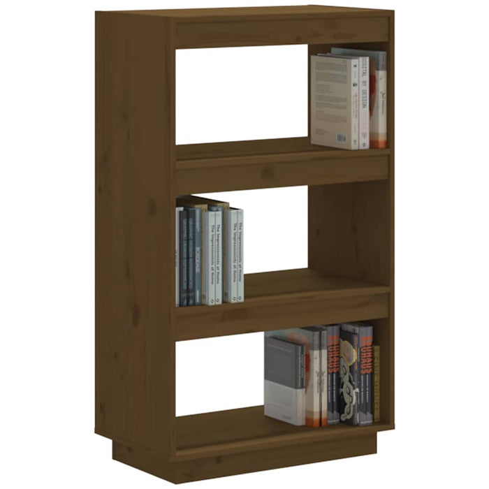 Bibliotecă/Separator cameră maro miere 60x35x103cm lemn pin - WALTI WALTI