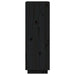 Bibliotecă/Separator cameră negru 60x35x103 cm lemn masiv pin - WALTI WALTI