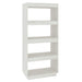 Bibliotecă/Separator cameră, alb, 60x35x135 cm, lemn masiv pin - WALTI WALTI