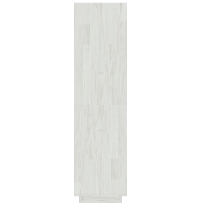 Bibliotecă/Separator cameră, alb, 60x35x135 cm, lemn masiv pin - WALTI WALTI