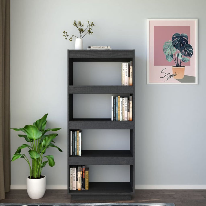 Bibliotecă/Separator cameră, 60x35x135 cm, lemn masiv de pin - WALTI WALTI