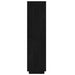 Bibliotecă/Separator cameră negru 60x35x135 cm lemn masiv pin - WALTI WALTI