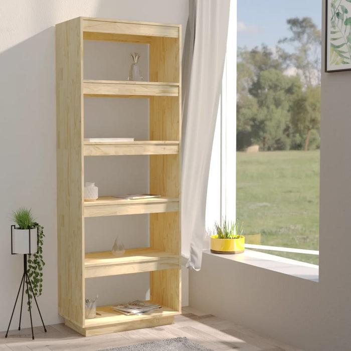 Bibliotecă/Separator cameră, 60x35x167 cm, lemn masiv pin - WALTI WALTI