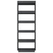 Bibliotecă/Separator cameră, gri, 60x35x167 cm, lemn masiv pin - WALTI WALTI