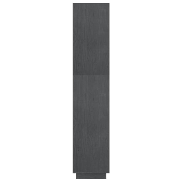 Bibliotecă/Separator cameră, gri, 60x35x167 cm, lemn masiv pin - WALTI WALTI