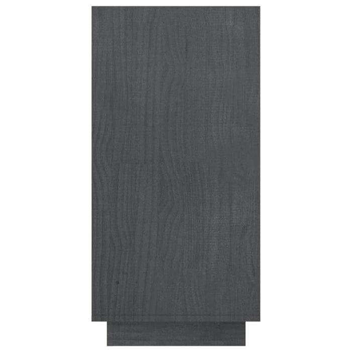 Bibliotecă, gri, 80x35x71 cm, lemn masiv de pin - WALTI WALTI