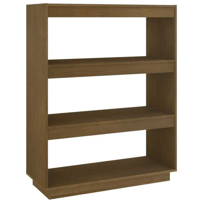 Bibliotecă/Separator cameră maro miere 80x35x103 cm lemn pin - WALTI WALTI