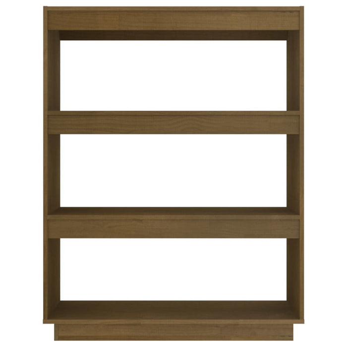 Bibliotecă/Separator cameră maro miere 80x35x103 cm lemn pin - WALTI WALTI