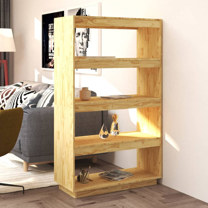 Bibliotecă/Separator cameră, 80x35x135 cm, lemn masiv pin WALTI