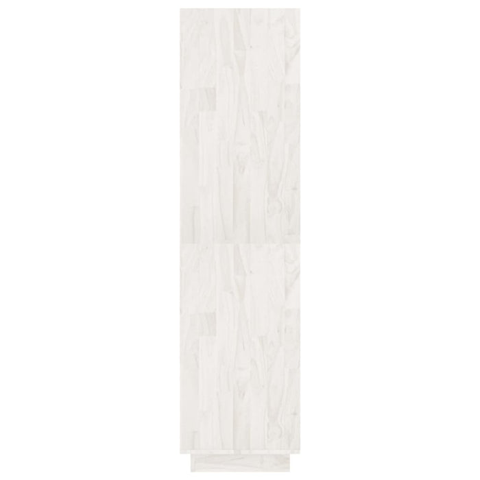 Bibliotecă/Separator cameră alb 80x35x135 cm, lemn masiv de pin - WALTI WALTI
