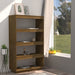 Bibliotecă/Separator cameră, maro miere, 80x35x135 cm lemn pin - WALTI WALTI