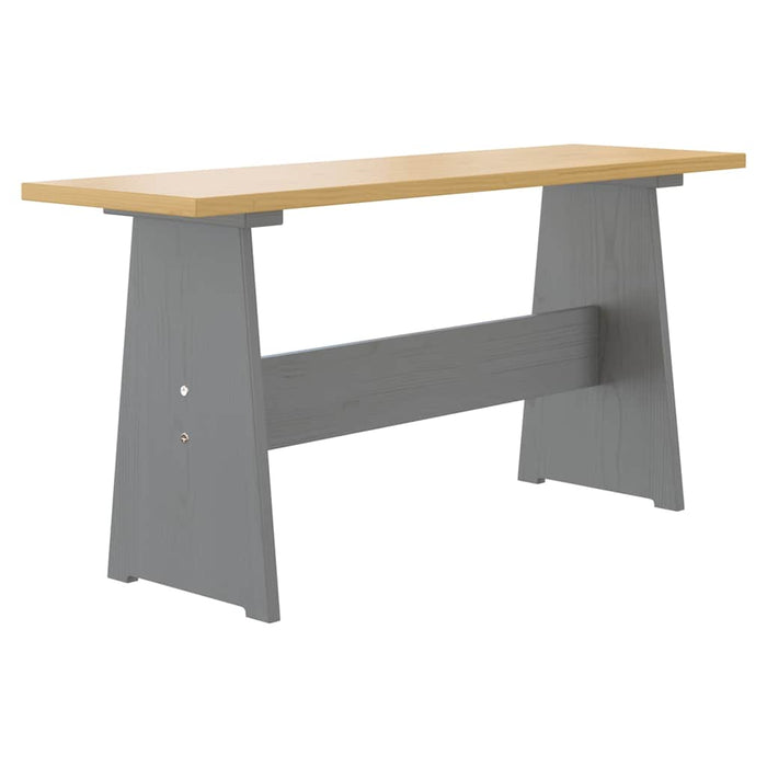 Set mobilier bucătărie „REINE”, 3piese, maro miere&gri lemn pin WALTI