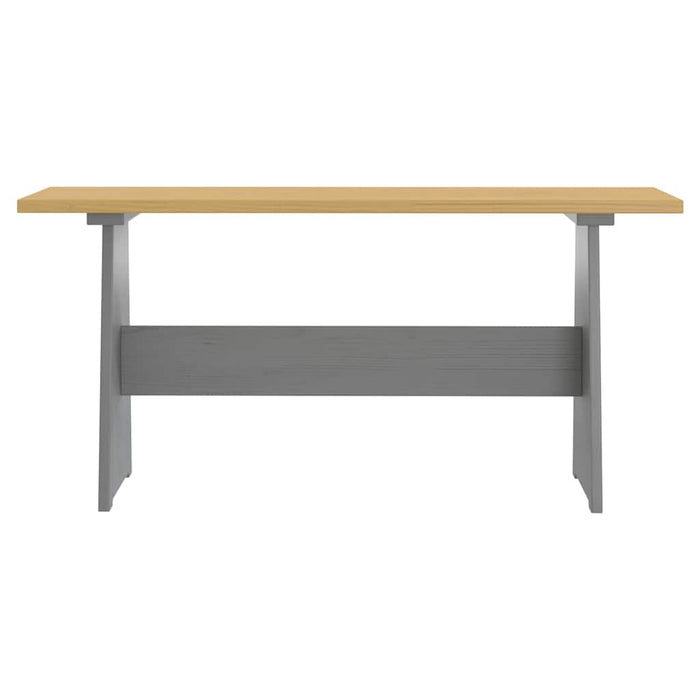 Set mobilier bucătărie „REINE”, 3piese, maro miere&gri lemn pin WALTI